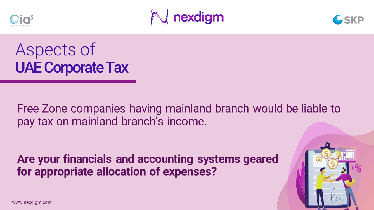 Aspects of UAE Corporate TAX
